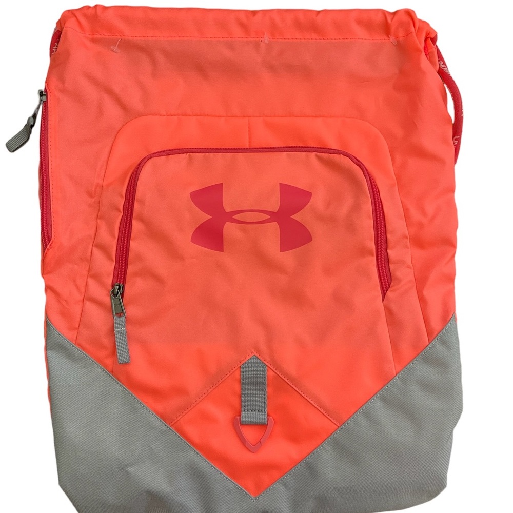 Coral colored Brand new with Tags Under Armour Drawstring backpack.
